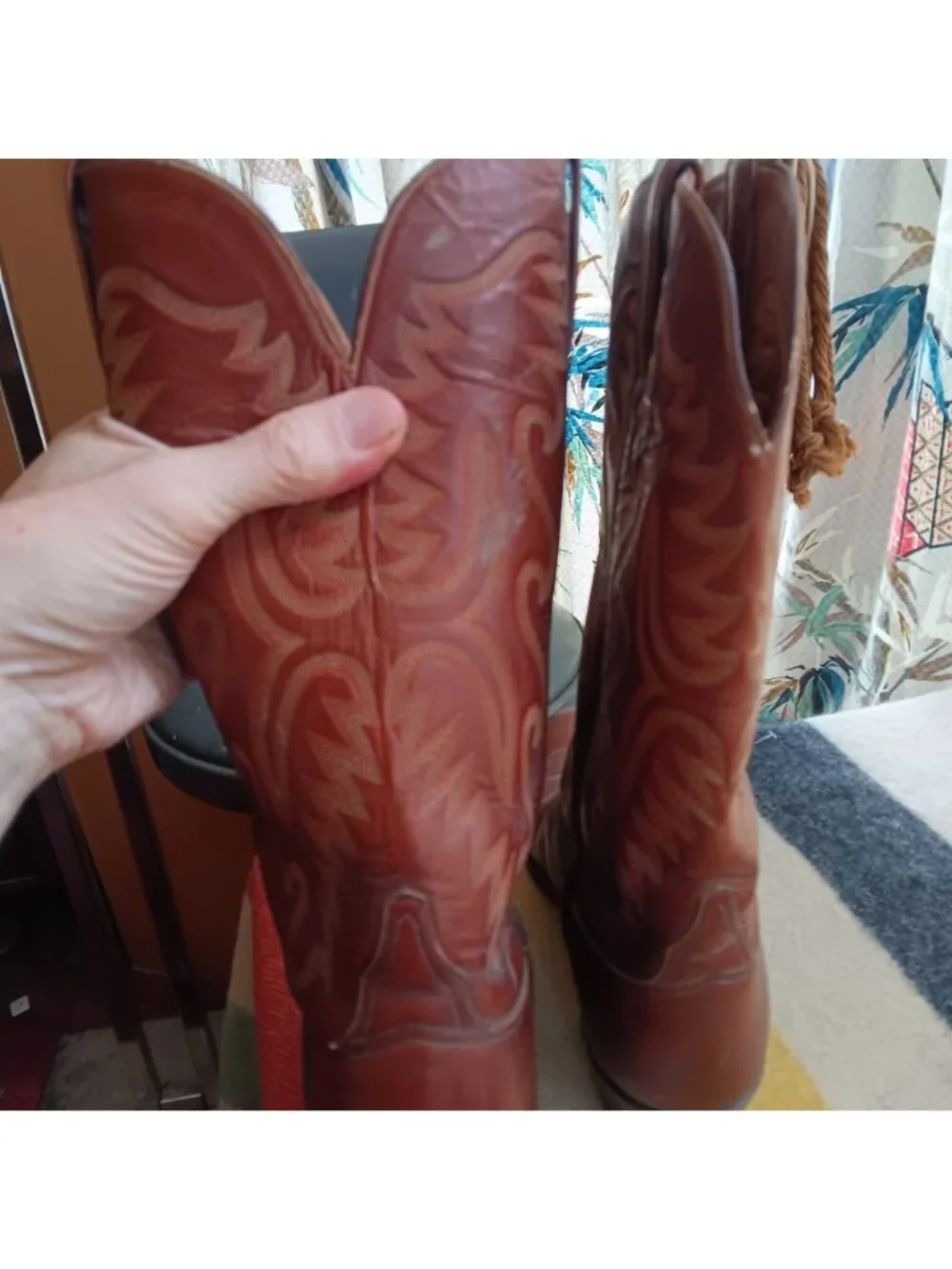 Vintage Lucchese L6661 Cowboy Boots 11.5B Mens Classic  San Antonio 1883